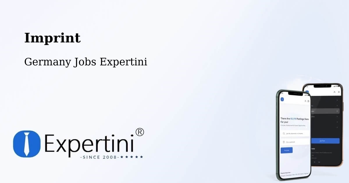Imprint – Neckarsteinach - Germany Jobs Expertini